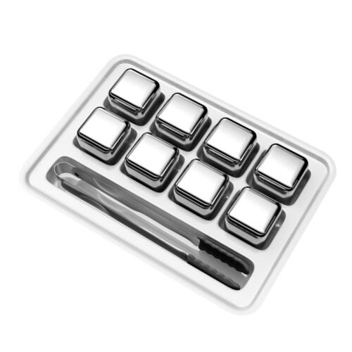 Stainless Steel Ice Cubes For Whiskey Cold Coffee, Espresso